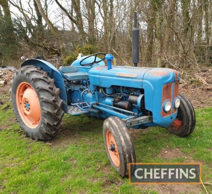 1961 FORDSON Dexta 3cylinder diesel TRACTOR Reg. No. 655 YUH Serial No. 957E78954 Fitted with pick-up hitch, this Dexta is stated to be a good original tractor, that has benefited from an engine overhaul c.5 years ago and it has been on use road runs sinc