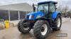 2008 New Holland T6080 Tractor c/w Range Command, 50kph, air brakes Reg. No. NJZ 9663