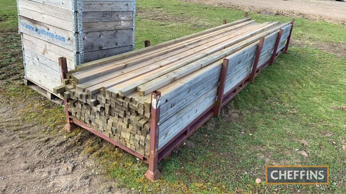 Qty of Timber with Stillage UNRESERVED LOT