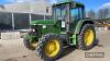 John Deere 6100 4wd Tractor Reg. No. L686 REJ Ser. No. 110797