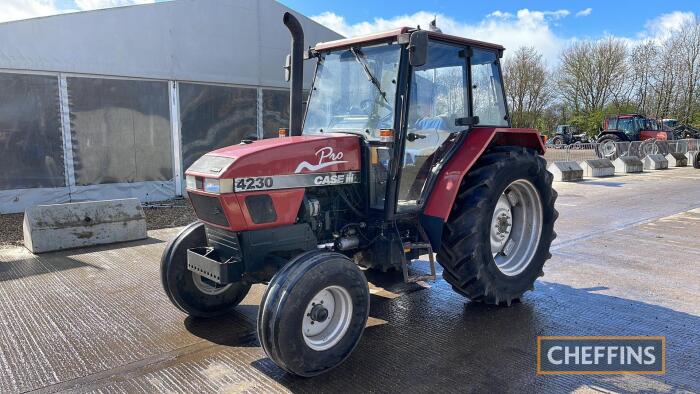 1997 Case International 4230 Tractor Hours: approx 7226 Reg. No. P891 OWF c/w Registration Document in office