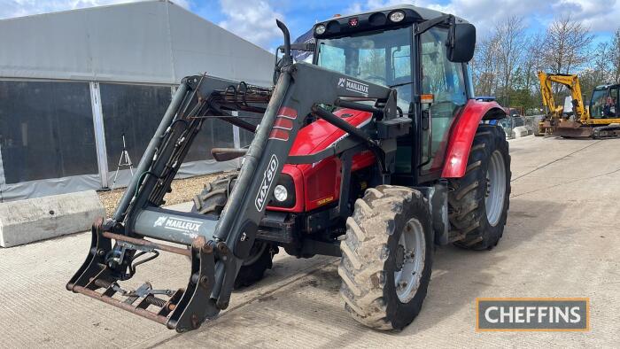 Massey Ferguson 5455 Tractor c/w MX80 loader Reg. No. SJ05 HDK