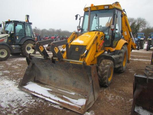 2007 JCB 3CX 4wd Sitemaster Digger Loader c/w quick hitch, piped, 4 in 1 bucket, extending am, turbo engine, srs Reg. No. GN57 FVT Ser. No. JCB3CX4TV71330009