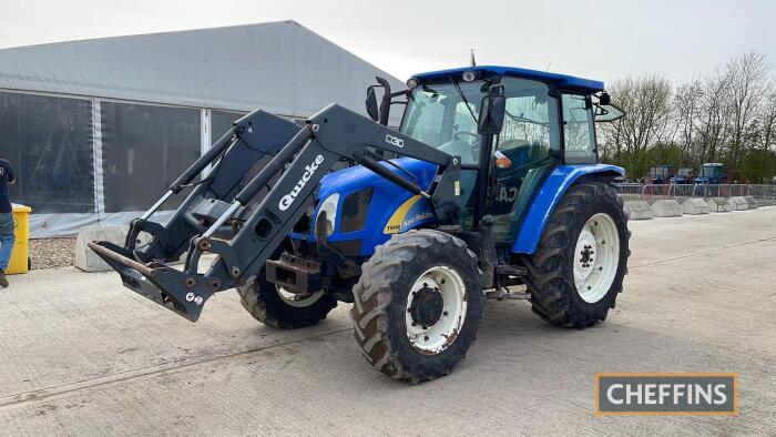 New Holland T5060 4wd Tractor c/w Q30 front loader UNRESERVED LOT