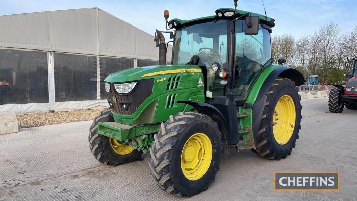 John Deere 6125R Tractor 65 Reg