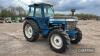 FORD 8200 6cyinder diesel TRACTOR Serial No. B380804 Stated to be in good original running condition, fitted with Schindler 4wd front axle, 3no. spool valves, Dual Power and good tyres