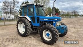1990 FORD 7810 Series III 6cylinder diesel TRACTOR Serial No BC59513 A very original 7810, showing just 6,295 hours and is fitted with 4no. new tyres, 2 spool valves and hydraulic trailer brake valve. Danish registration available