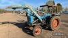 FORDSON Super Major 4cylinder diesel TRACTOR An ex-NIAE Silsoe tractor, fitted with front loader and new tyres all round - 6