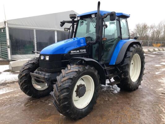 New Holland TS115 4wd Tractor Ser. No. 177809B