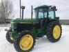 John Deere 3050 4wd Tractor c/w Air con & hi lift Reg. No. H541 WKH Ser. No. 708849