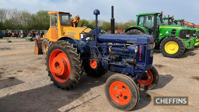 1948 FORDSON E27N Major P6 6cylinder diesel TRACTOR Reg. No. 738 XUM Serial No. 39256 Fitted with Perkins P6 engine and high top gear