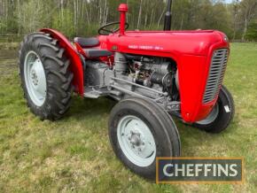 MASSEY FERGUSON 35 3cylinder diesel TRACTOR Reg. No. 566 XVS Serial No. SNM241141 Described as an earlier full restoration