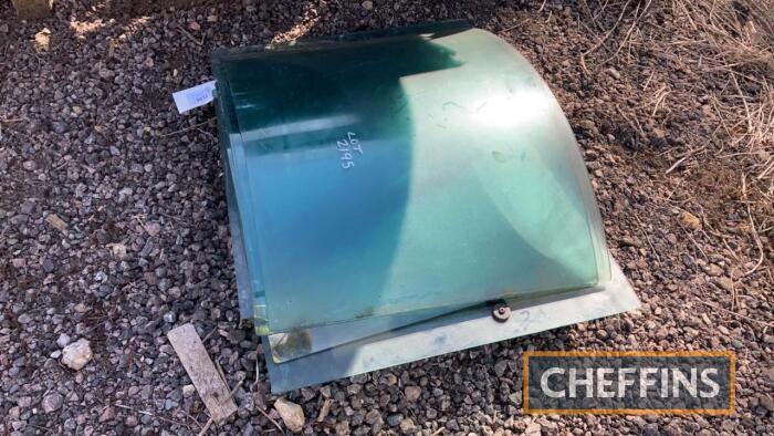 Qty John Deere SG2 cab glass, including windscreens and side windows