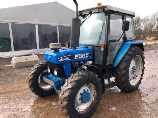 Ford 4630 4wd Tractor Only 2 owners from new Reg. No. J791 UUJ