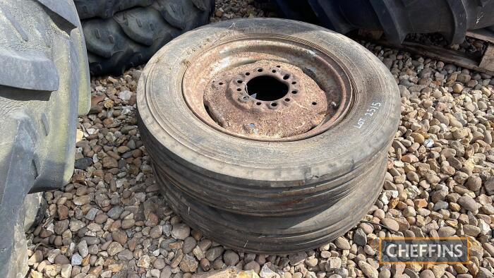 2no. 16ins Fordson front wheels and tyres