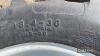 2no. 18.4-30 wheels and tyres, good tread, painted rims - 4