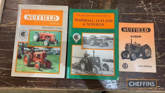 3no. Nuffield tractor manuals