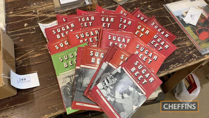 Qty British Sugar Beet Review magazine manuals (52)