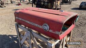 Massey Ferguson 135 tractor bonnet with battery cover