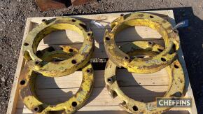 4no. John Deere wheel weights