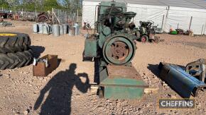 Lister 6cylinder engine on skid