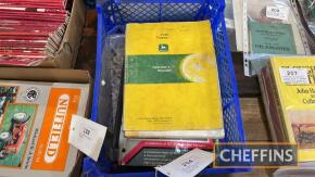 John Deere 2130/International tractor manuals, together with miscellaneous leaflets