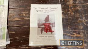 1948 `Horwood Bagshaw` spinner broadcaster 19-pp sales leaflet/instruction book