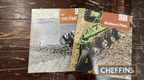 19-page John Deere cultivator sales leaflet, together with a 27-page mouldboard ploughs sales leaflet, stamped F. Bracey & Son