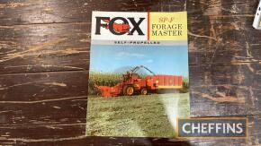 Fox SP-F forage harvester 19-page sales leaflet