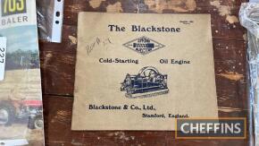 Blackstone Oil Engine catalogue, 28-pp