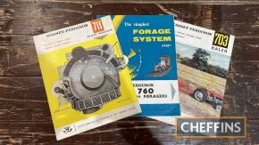 Massey Ferguson 703 baler, 711 potato harvester and 740/760 flail type foragers sales leaflets