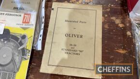 Oliver 18-28 and Standard 80 tractor illustrated parts book, c.1938