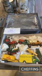 Allis forklift toy/model and others, most in excellent condition