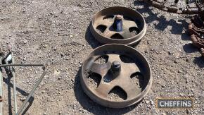 1922 Fordson cast iron front wheels