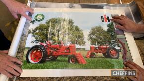 Collection of Ford and New Holland tractor posters