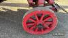 BURRELL threshing drum no.1121, built c.1880-1890, fitted with 4ft 6ins drum and 4no. new oak wheels and turntable, vendor reports that further minor restoration is required - 22