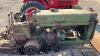 1946 JOHN DEERE/LINDEMAN Model BO 2cylinder petrol CRAWLER TRACTOR Serial No. 336566 Fitted with electric starter and uncommon dozer blade and Lindeman hydraulic unit. vendor reports and damaged left-hand rear drive clutch, that has been removed from the - 8