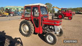1978 MASSEY FERGUSON 135 3cylinder diesel TRACTOR (622 Hours) Reg. No. XRY 359S Serial No. 482212 This extremely low houred tractor was purchased by the current owner in July 2013, where it has been in dry storage ever since. Originally purchased by Stan 