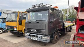 2000 IVECO-FORD New Cargo diesel RECOVERY TRUCK Reg. No. X100 TOW Chassis No. SBCA80D0002328116 V5 and work history available in the office