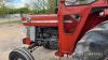 1970 MASSEY FERGUSON 175 Multi-Power 4cylinder diesel TRACTOR Serial No. 654040 An original tractor fitted with Sekura cab and PAVT back wheels - 10