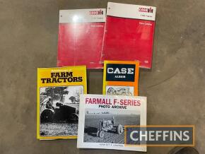 2no. Case IH unopened parts catalogues for 7110/7120, together with 3no. tractor albums (5)