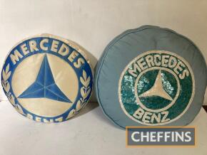 Mercedes-Benz, two cushions