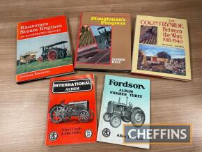 Qty of agricultural themed volumes, to include Ransomes steam engines, an illustrated history (5)