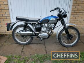 1964 199cc TRIUMPH T20 Tiger Cub Special MOTORCYCLE Reg. No. YHH 251B Frame No. 97332 Engine No. T20 81088 This special consists of a 1961 engine that is stated to have been rebuilt by Meriden Off-Road and fitted to a 1964 Mountain Cub frame. The same com