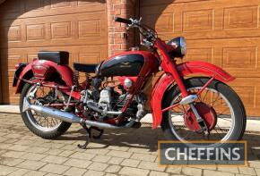 1948 500cc MOTO GUZZI GTV MOTORCYCLE Reg. No. See text Frame No. GUZ23500 Engine No. V75589 In the UK since 1978 and confirmed by the Owners' Club to be a 1948 GTV, albeit fitted with an incorrect fuel tank, handlebars and tail light, which have clearly b