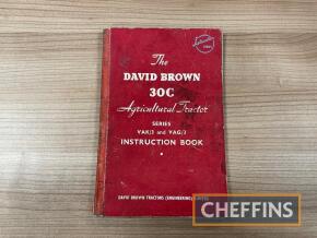 David Brown 30C agricultural tractor instruction manual