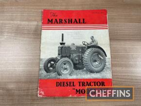 The Marshall Model M Diesel Tractor illustrated brochure, an uncommon find