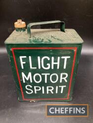 Flight Motor Spirit; a 2gallon fuel can, restored