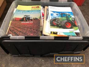 Tractor and machinery brochures, a very large qty