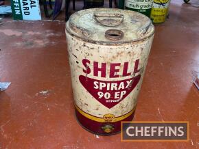 Shell Spirax 90 EP 5gallon oil drum